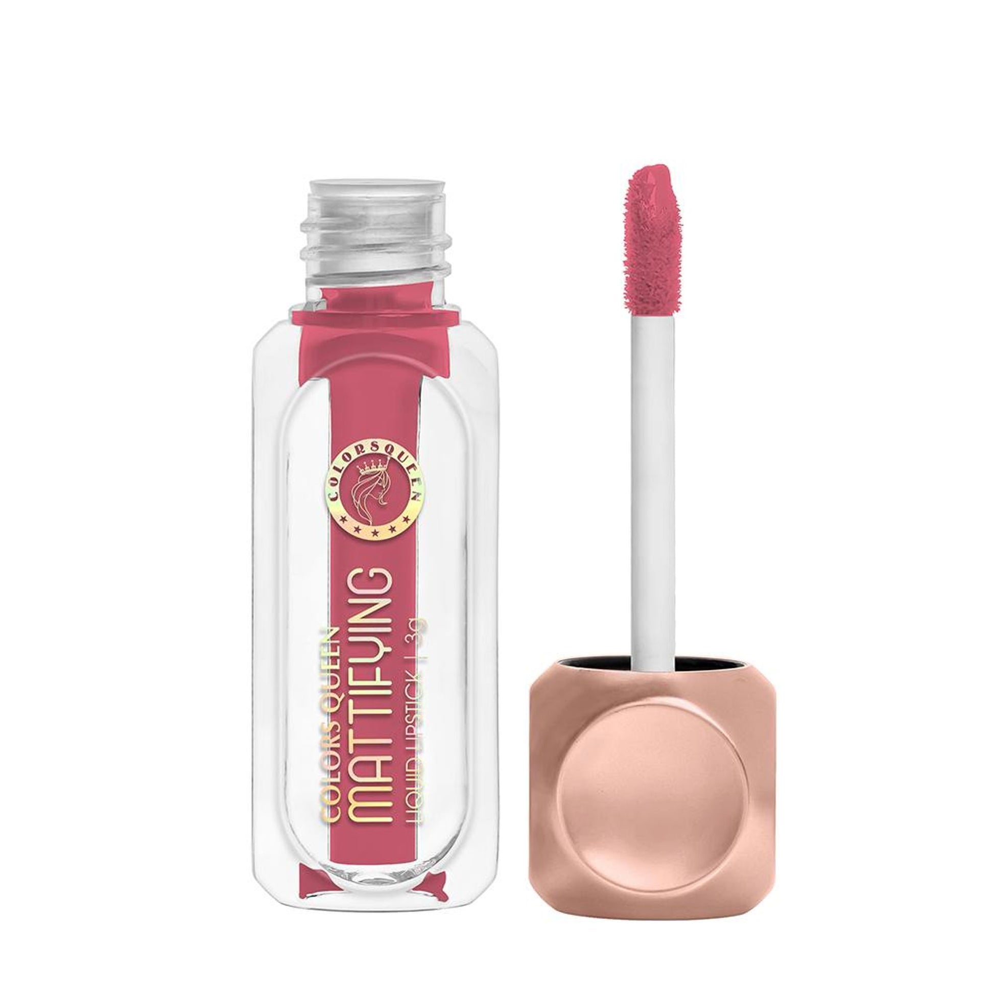 Colors Queen Mattifying Matte Liquid Lipstick - Poppy-12