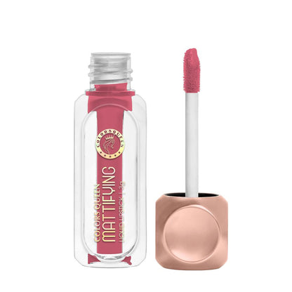 Colors Queen Mattifying Matte Liquid Lipstick - Poppy-12