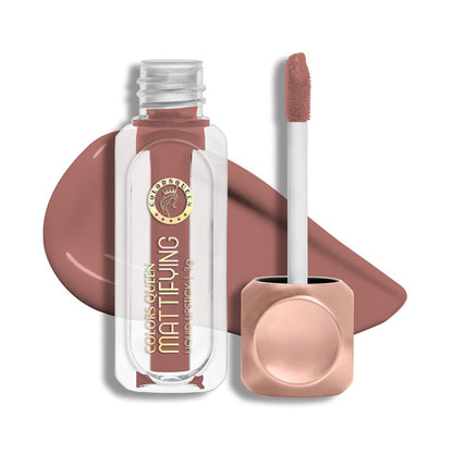 Colors Queen Mattifying Matte Liquid Lipstick - Naughty Nudit-14