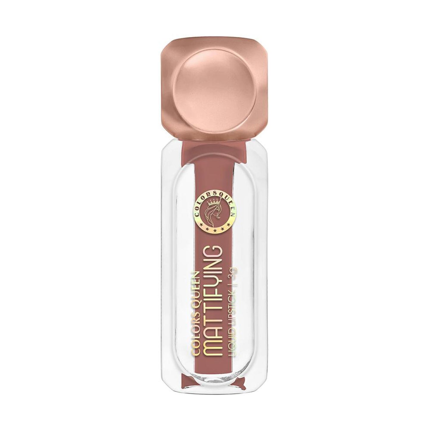 Colors Queen Mattifying Matte Liquid Lipstick - Naughty Nudit-14