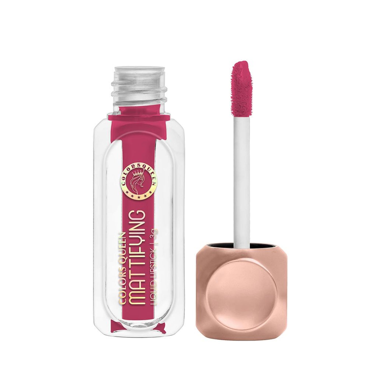 Colors Queen Mattifying Matte Liquid Lipstick - Rosy Sunday-18