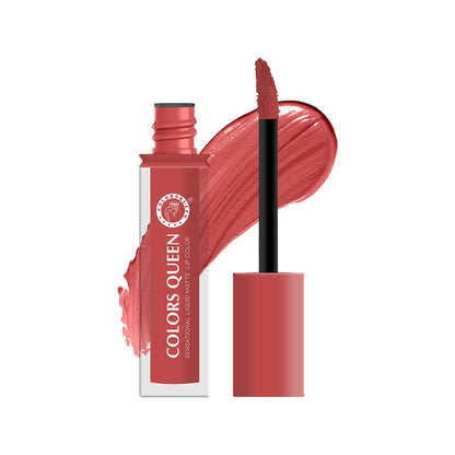 Colors Queen Sensational Liquid Matte Lipstick - Pink It-01
