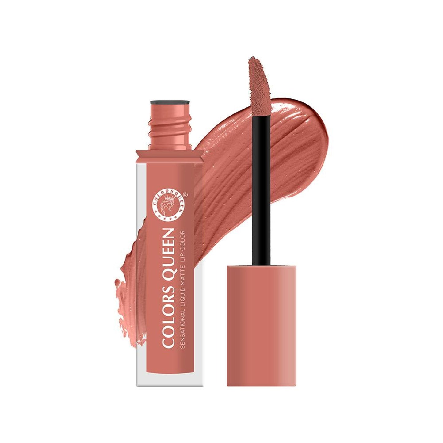 Colors Queen Sensational Liquid Matte Lipstick - Dusty Rose-11