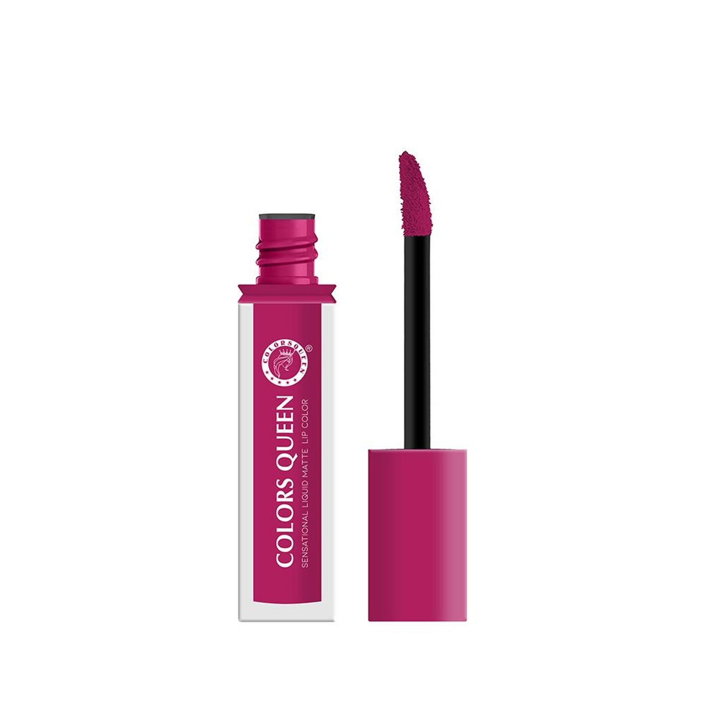 Colors Queen Sensational Liquid Matte Lipstick - Fuschia Pink-17