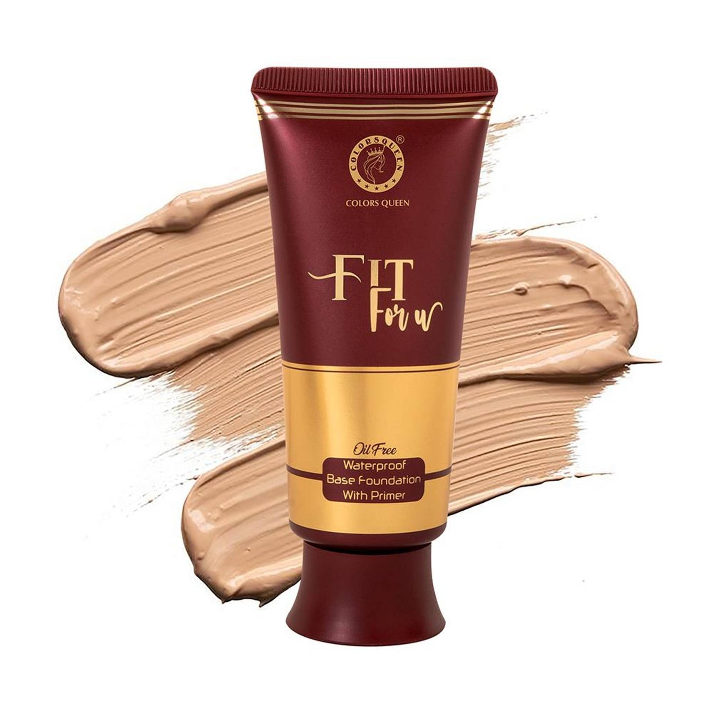 Colors Queen Fit For U Oil Free & Wateproof Liquid Foundation - Almonds 04