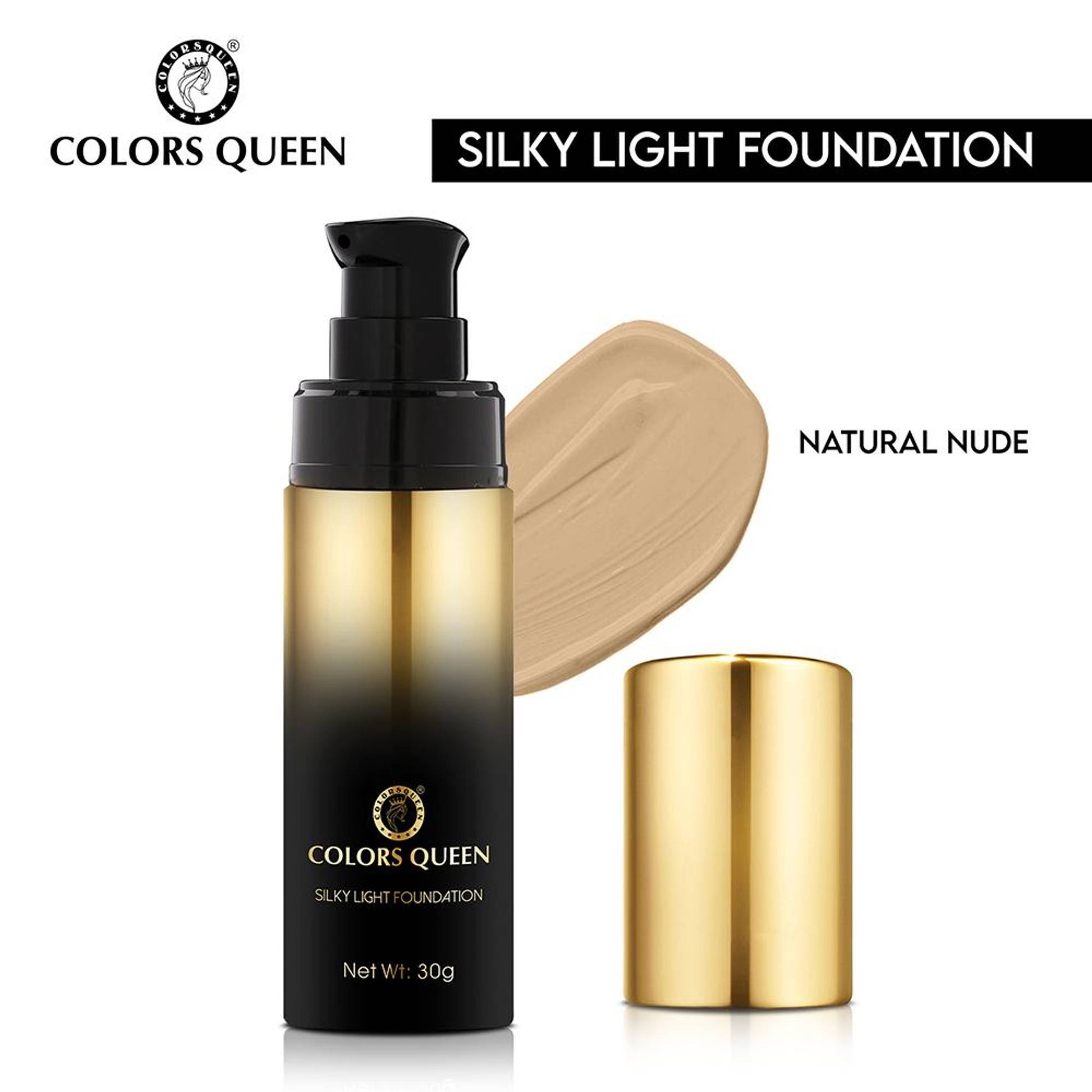 Colors Queen Silky Light Foundation - Natual Nude-04