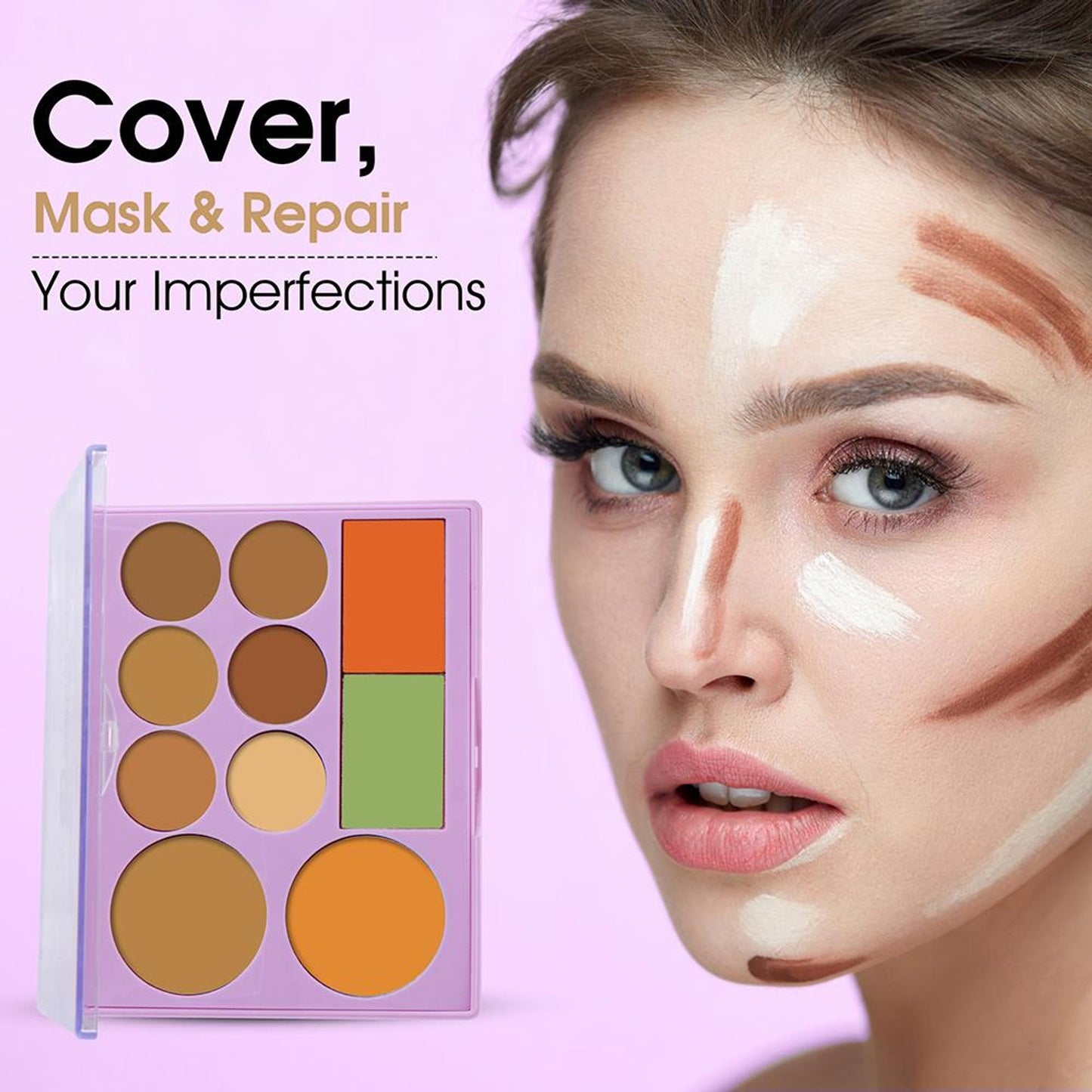 Colors Queen Base Essential Contour Palette - 1