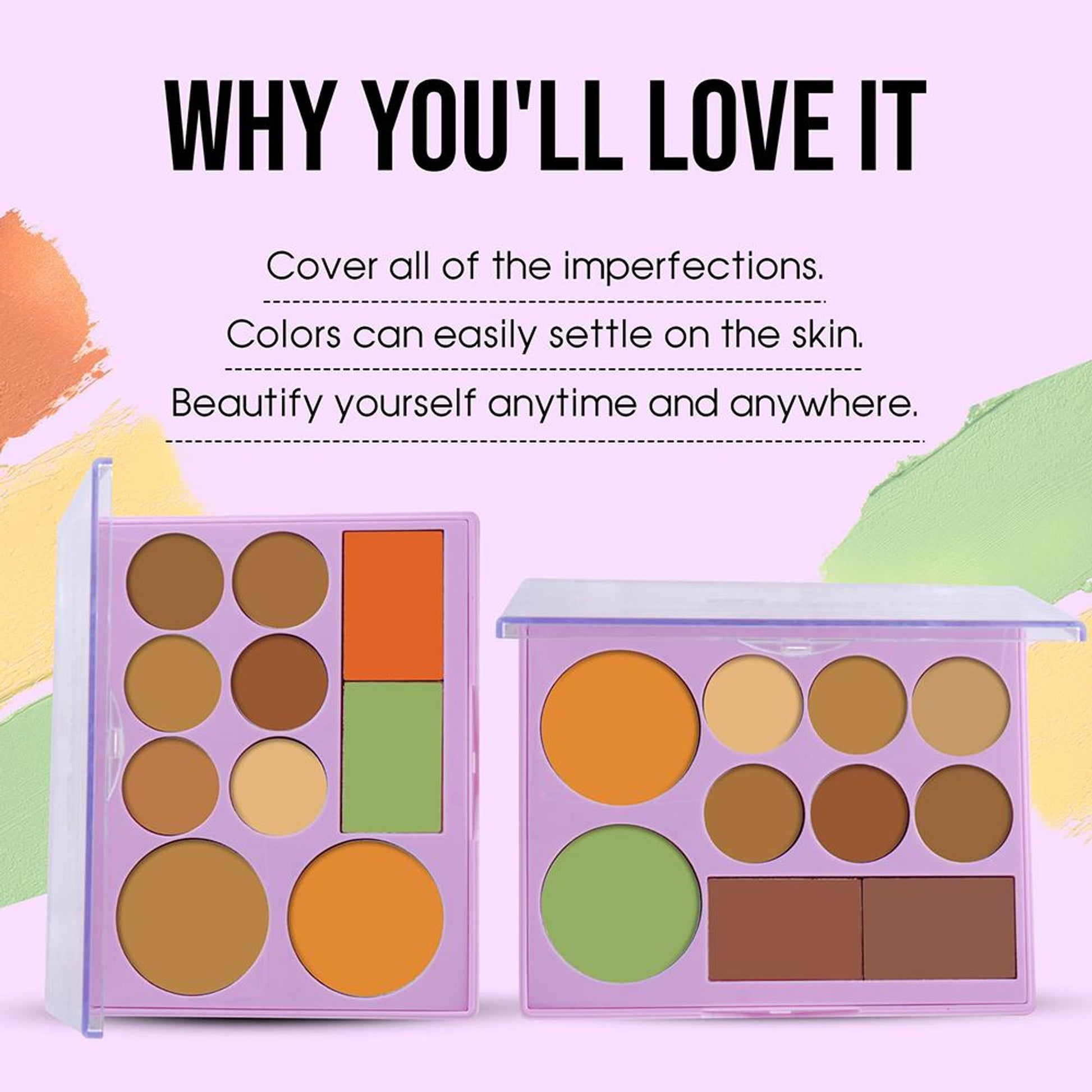 Colors Queen Base Essential Contour Palette - 2