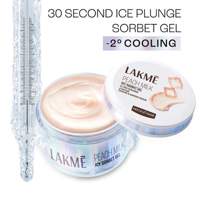 Lakme Icy Sorbet Gel Instant Cooling Moisturizer With 2% Pro-Ceramide, Peptide & Pentavitin