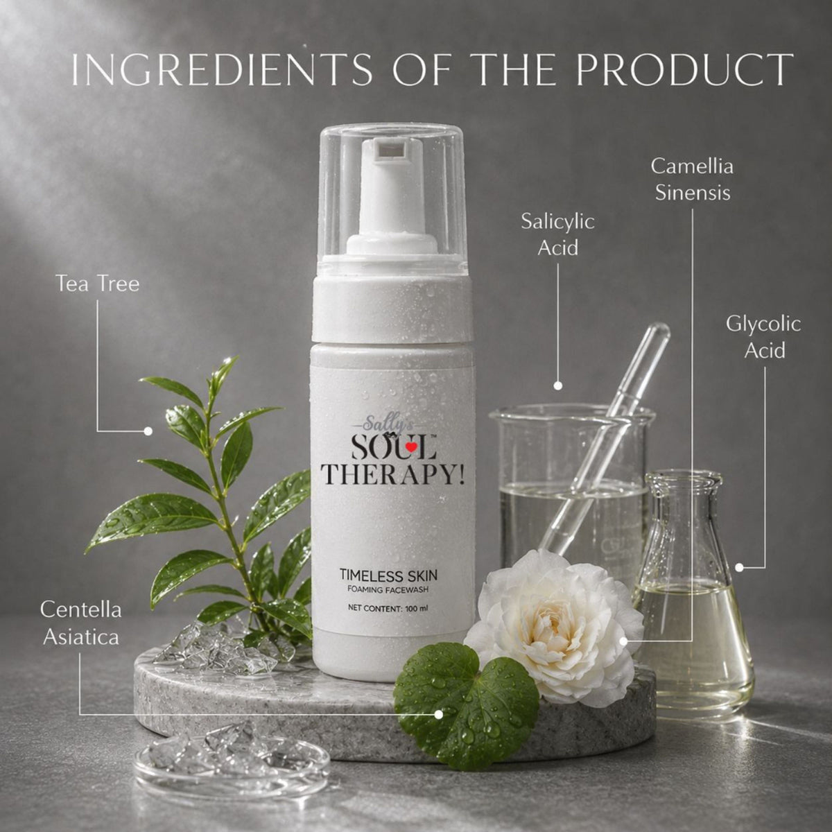 Sally's Soul Therapy Timeless Skin Foaming Face Wash
