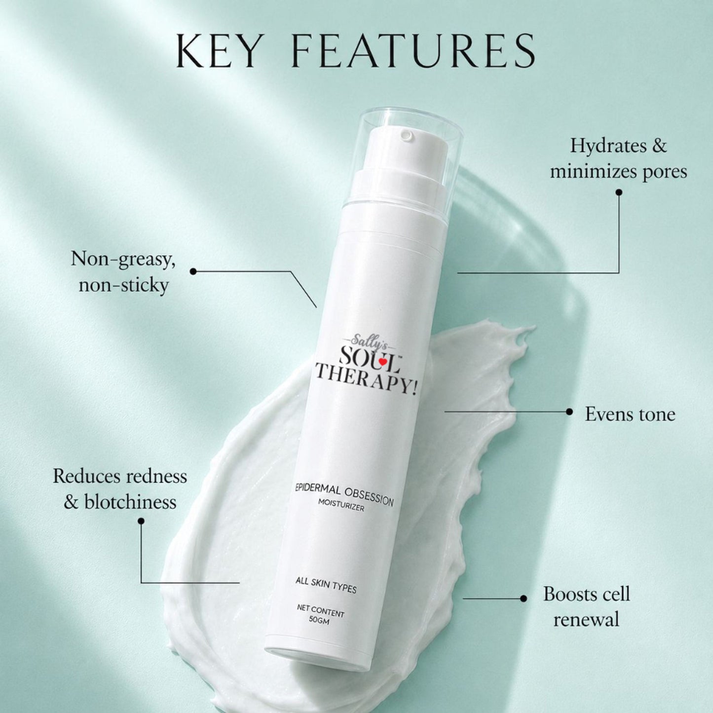 Sally's Soul Therapy Epidermal Obsession Moisturizer