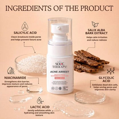 Sally's Soul Therapy Acne Arrest Face Serum