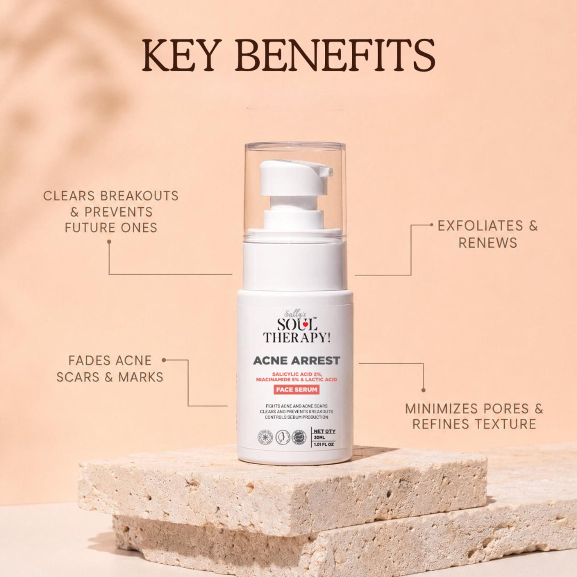 Sally's Soul Therapy Acne Arrest Face Serum