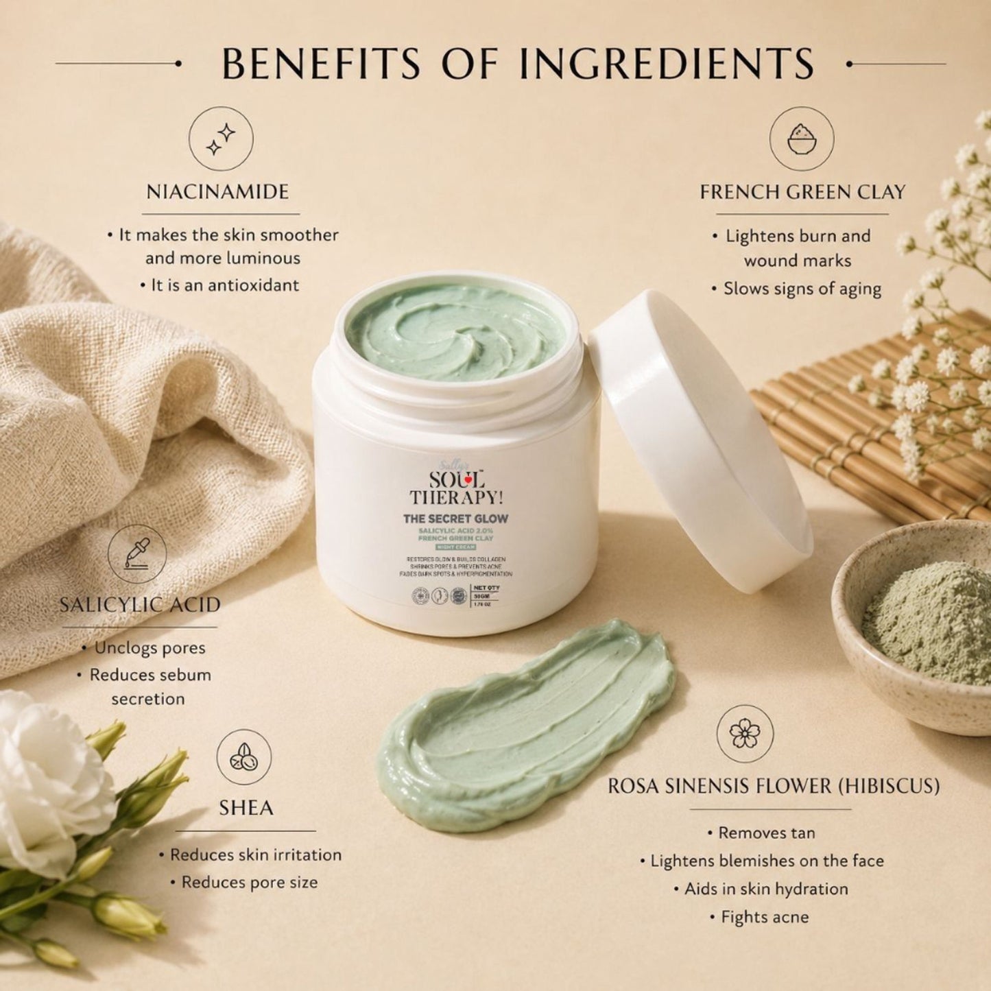 Sally's Soul Therapy The Secret Glow Night Cream
