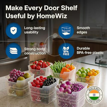 HomeWiz Fridge Storage Containers