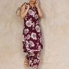 Dhiyona VA Women's Floral Printed Regular Pure Cotton Kurta with Palazzos