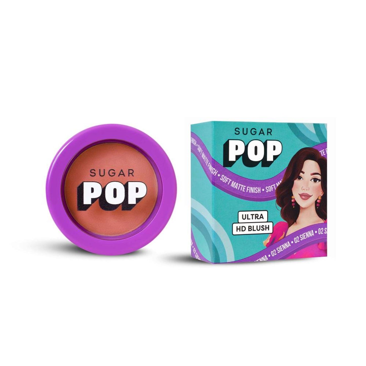 Sugar Pop Ultra HD Blush For Natural Glow - Sienna