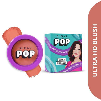 Sugar Pop Ultra HD Blush For Natural Glow - Sienna