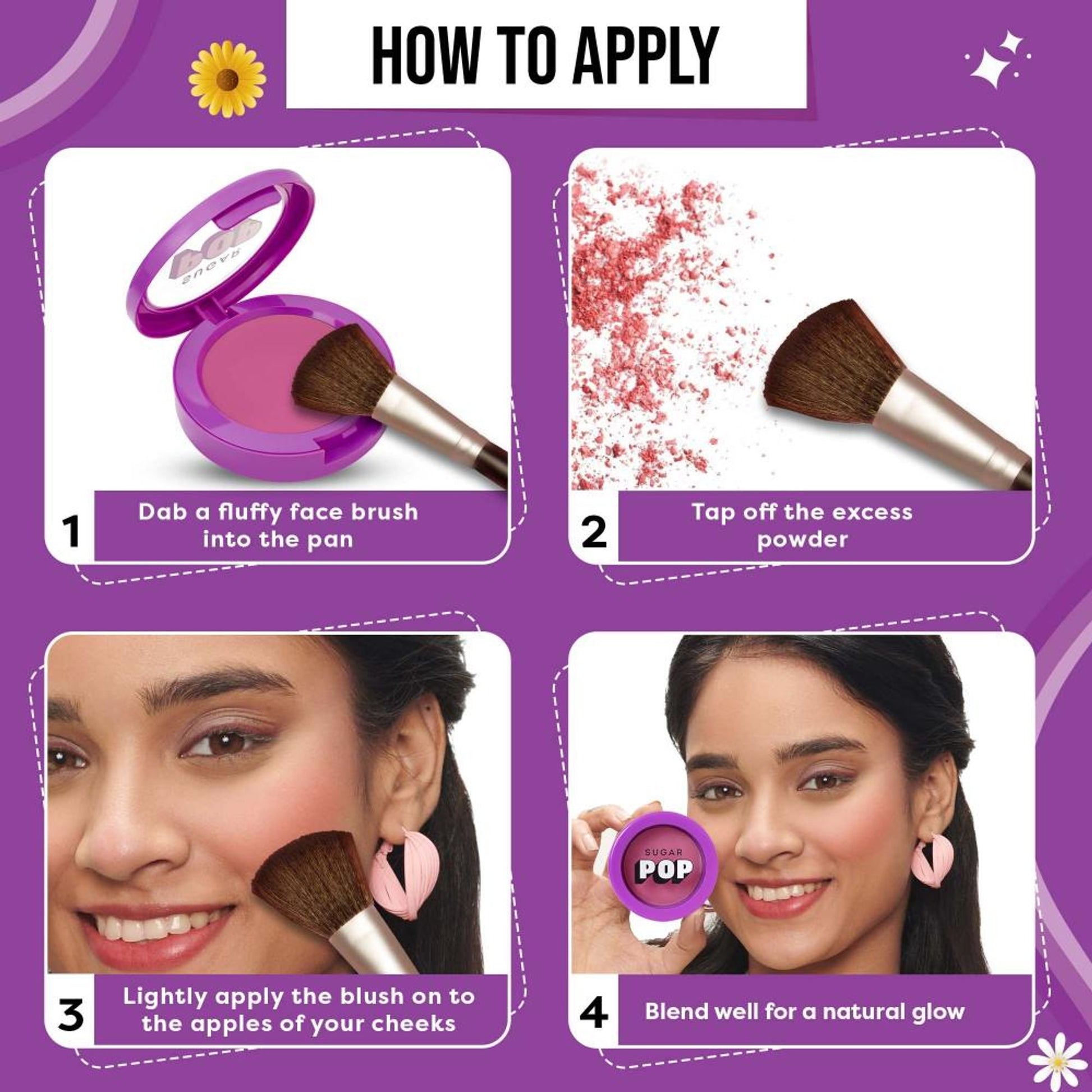 Sugar Pop Ultra HD Blush For Natural Glow - Sienna