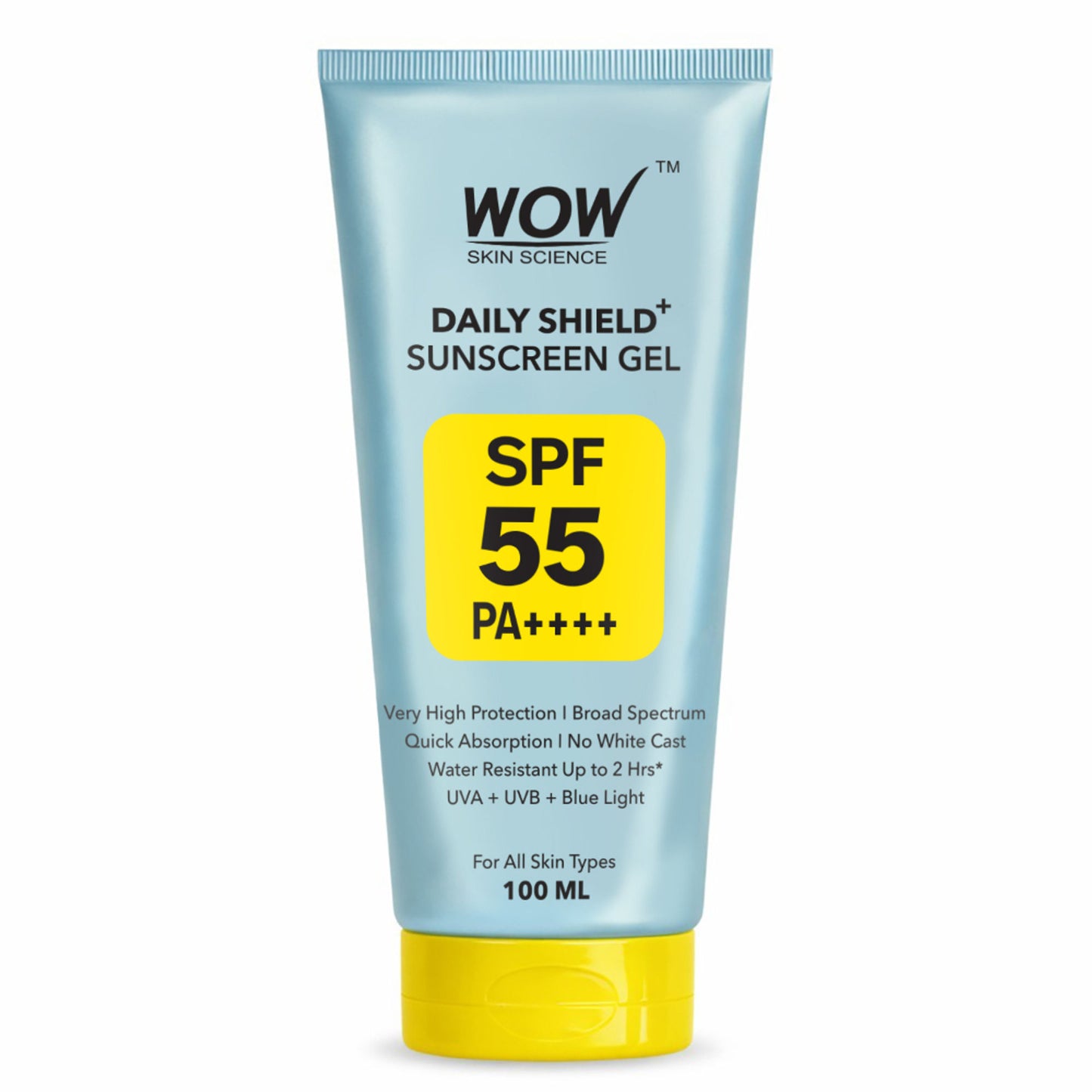 WOW Skin Science Sunscreen Gel SPF 55 PA++++ For All Skin Types