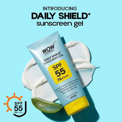 WOW Skin Science Sunscreen Gel SPF 55 PA++++ For All Skin Types