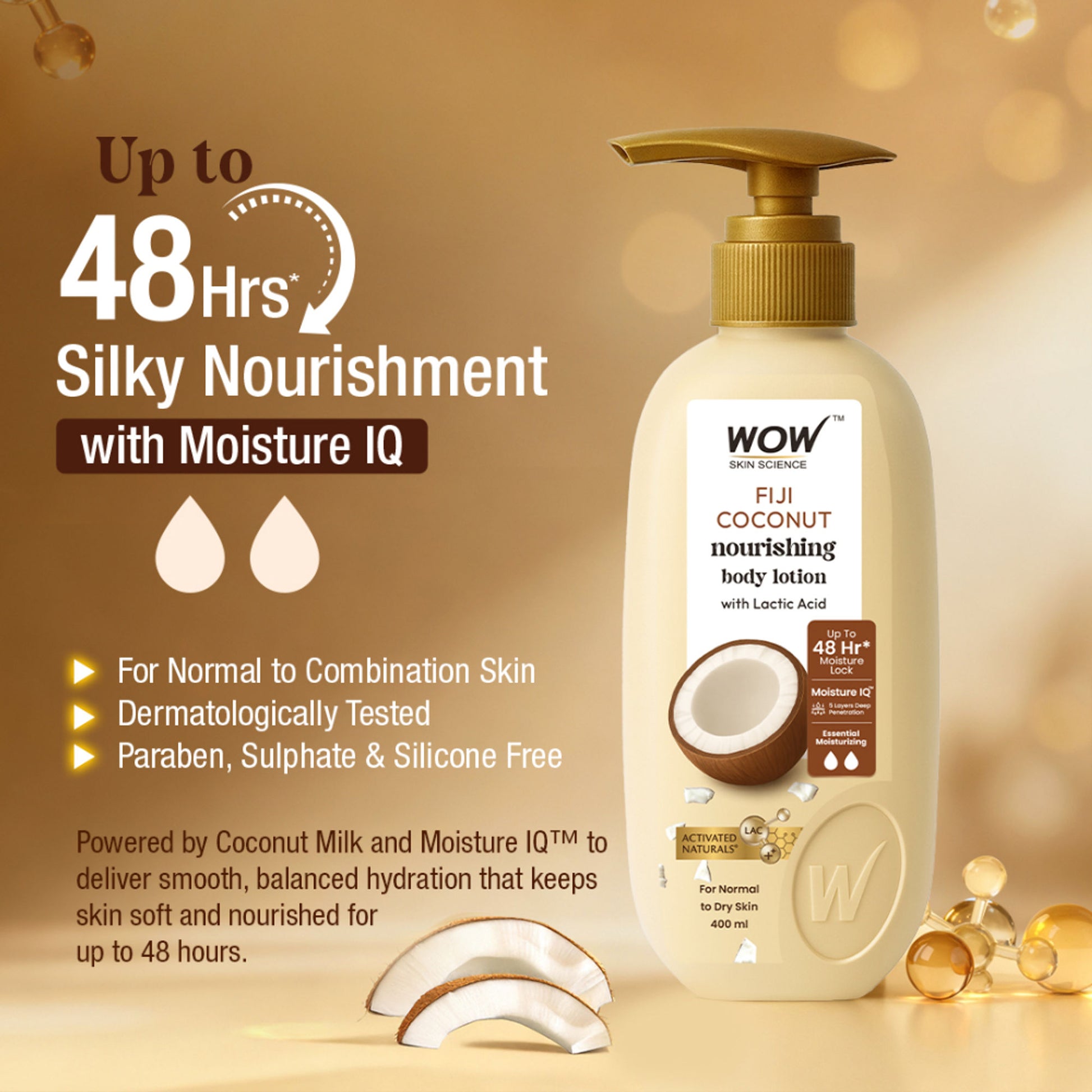 Wow Skin Science Coconut Milk And Argan Oil Body Lotion