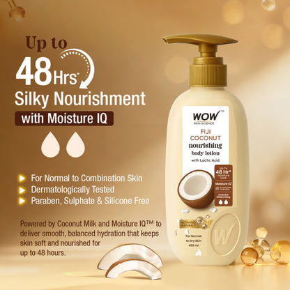 Wow Skin Science Coconut Milk And Argan Oil Body Lotion