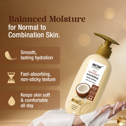 Wow Skin Science Coconut Milk And Argan Oil Body Lotion