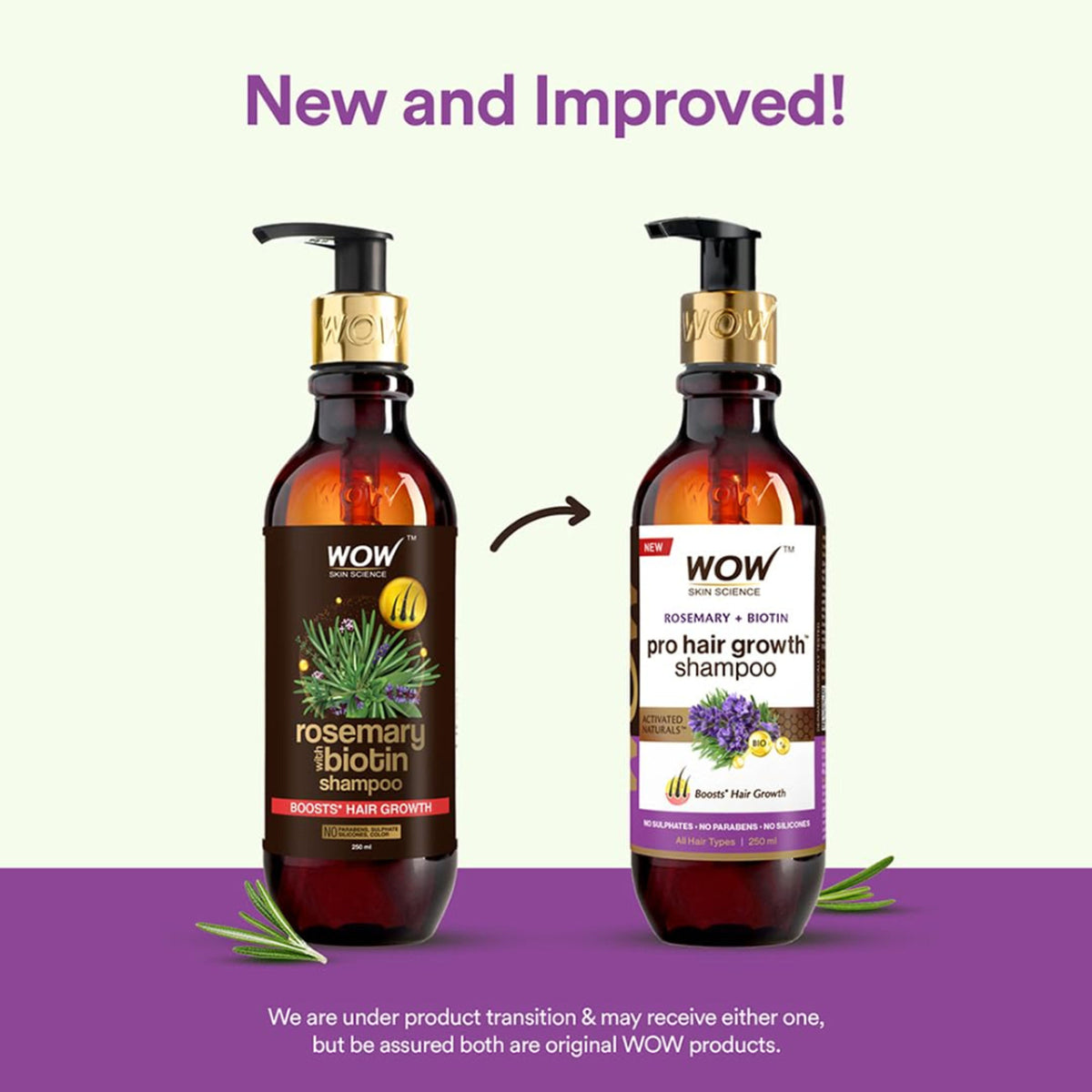WOW Skin Science Rosemary Hair Shampoo