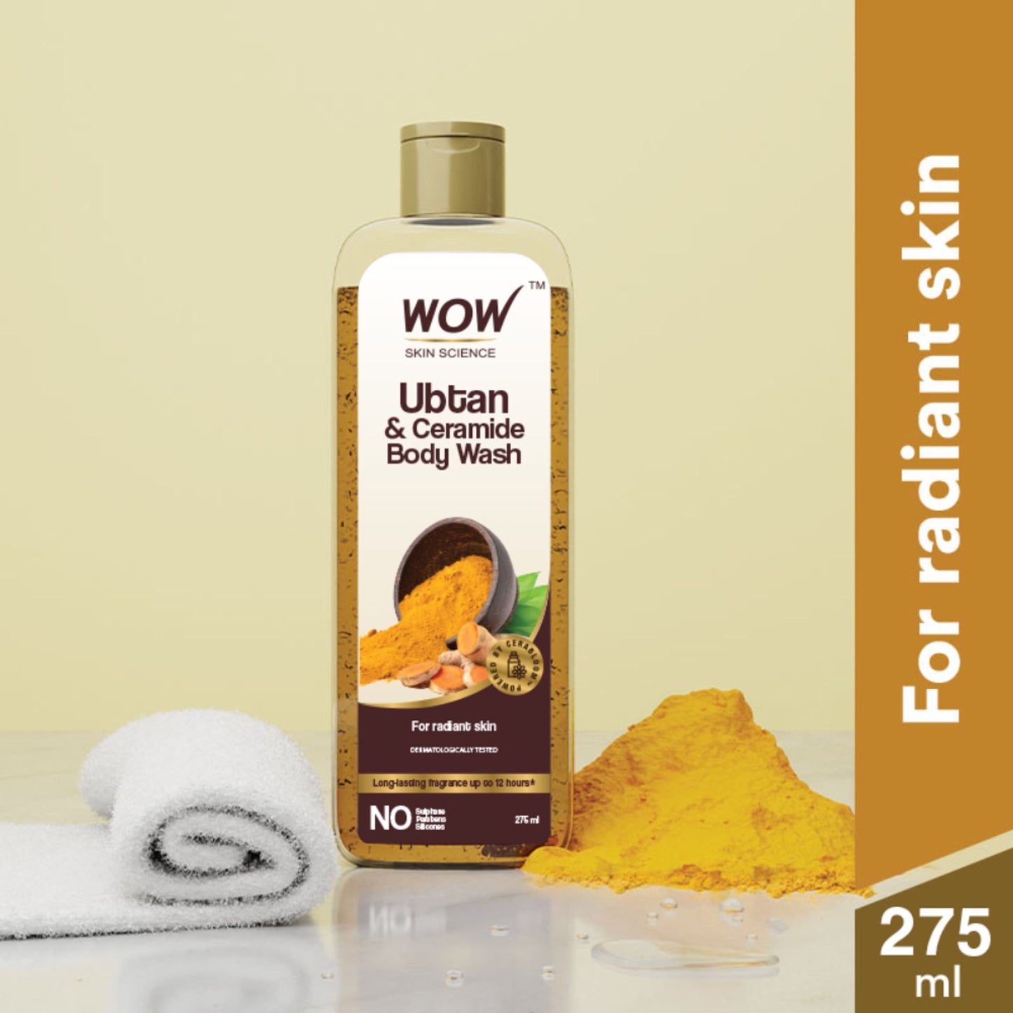 WOW Skin Science Ubtan & Ceramide Body Wash
