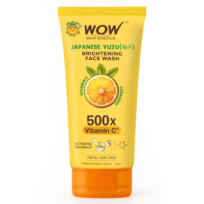 WOW Skin Science Japanese Yuzu Face Wash