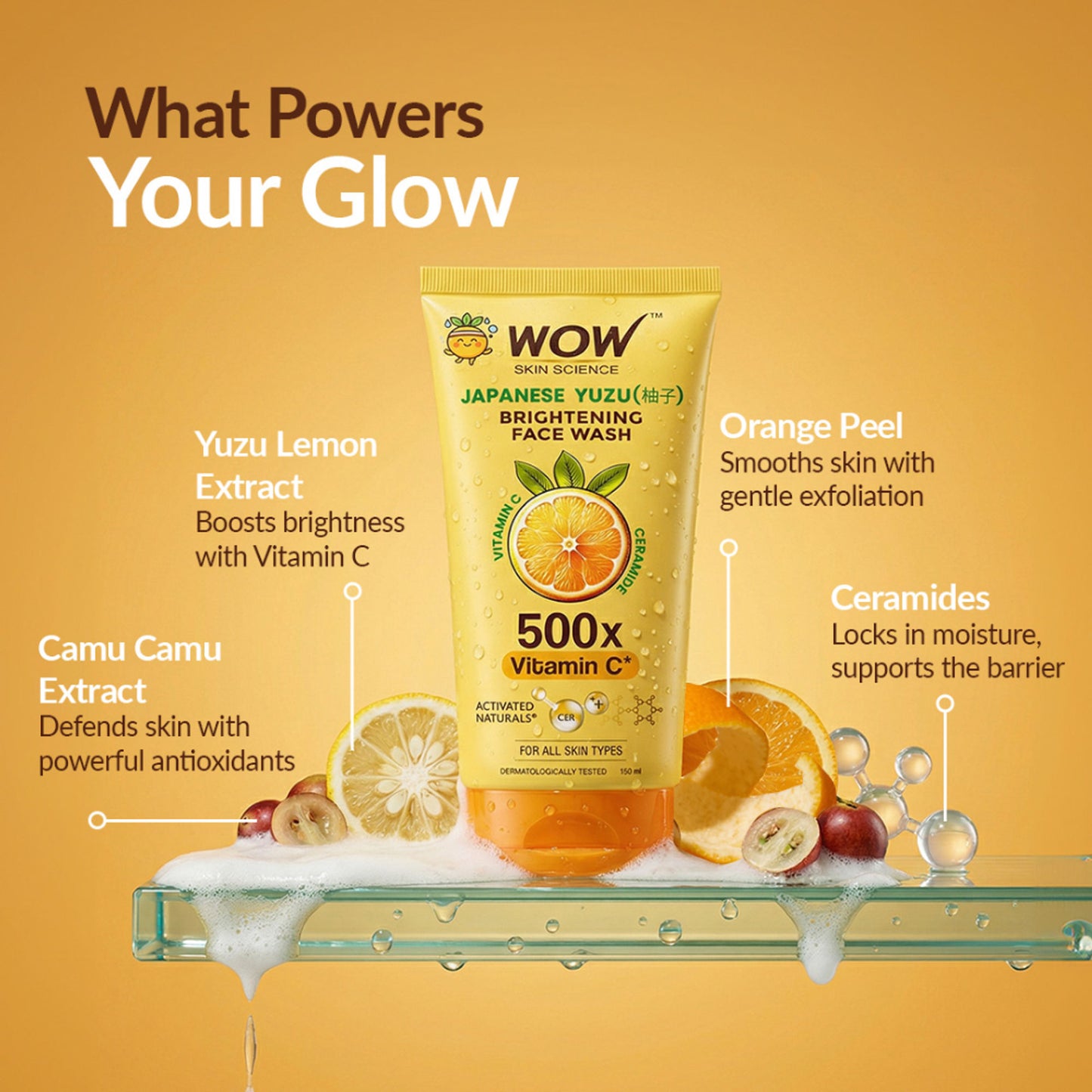 WOW Skin Science Japanese Yuzu Face Wash