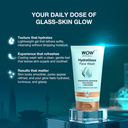 WOW Skin Science Hydraglass Face Wash