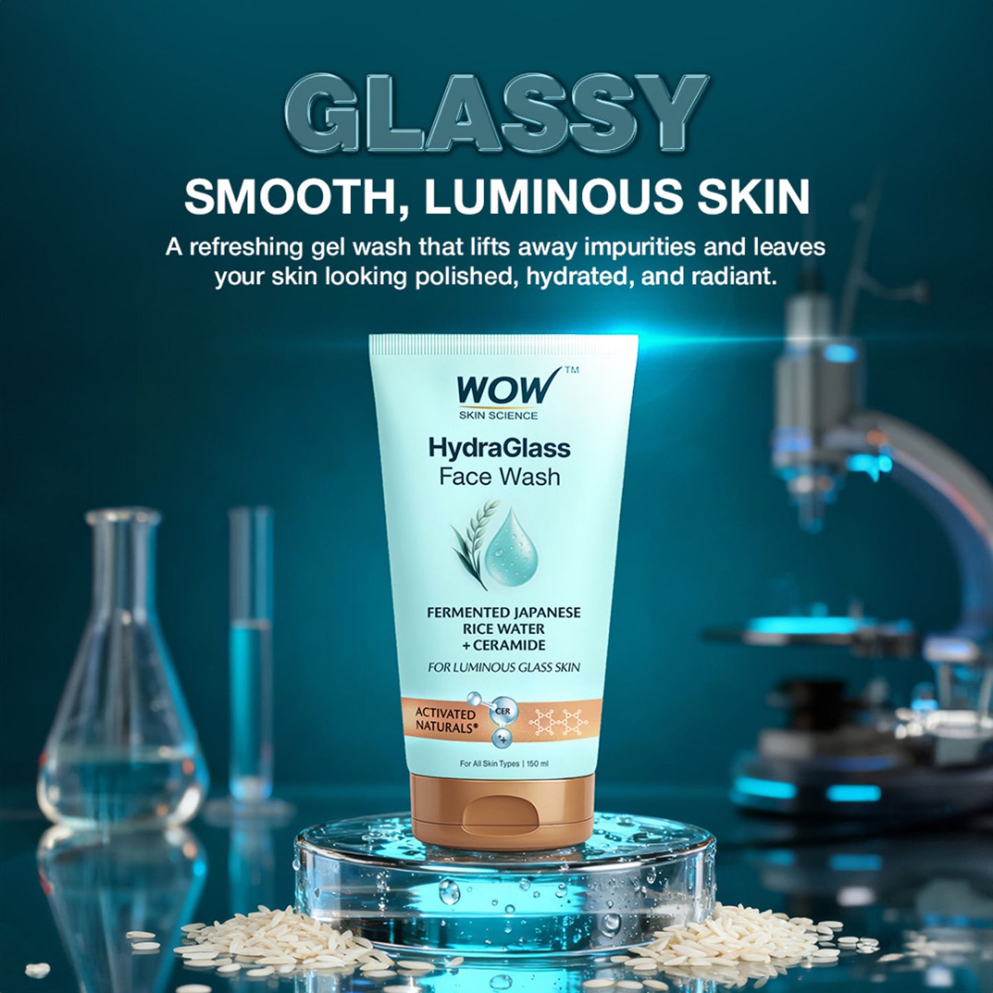WOW Skin Science Hydraglass Face Wash