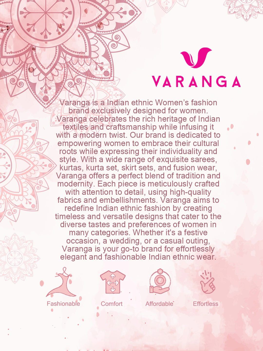 Indyancart VA Women'sFloral Printed Long sleeves Calf Length Straight Kurta With Trouser