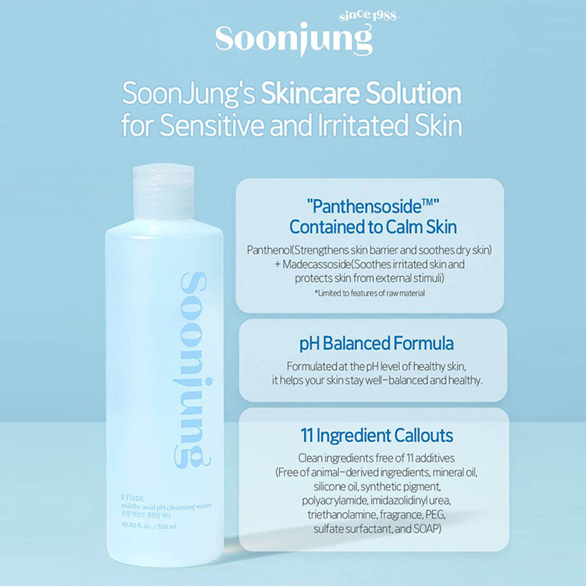 ETUDE Soonjung Cleansing Water