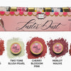 Confect Edible Luster Dust – Pack of 5 | Sangria Red, Mauve, Cherry Blossom, Two Tone, Wine Red |
