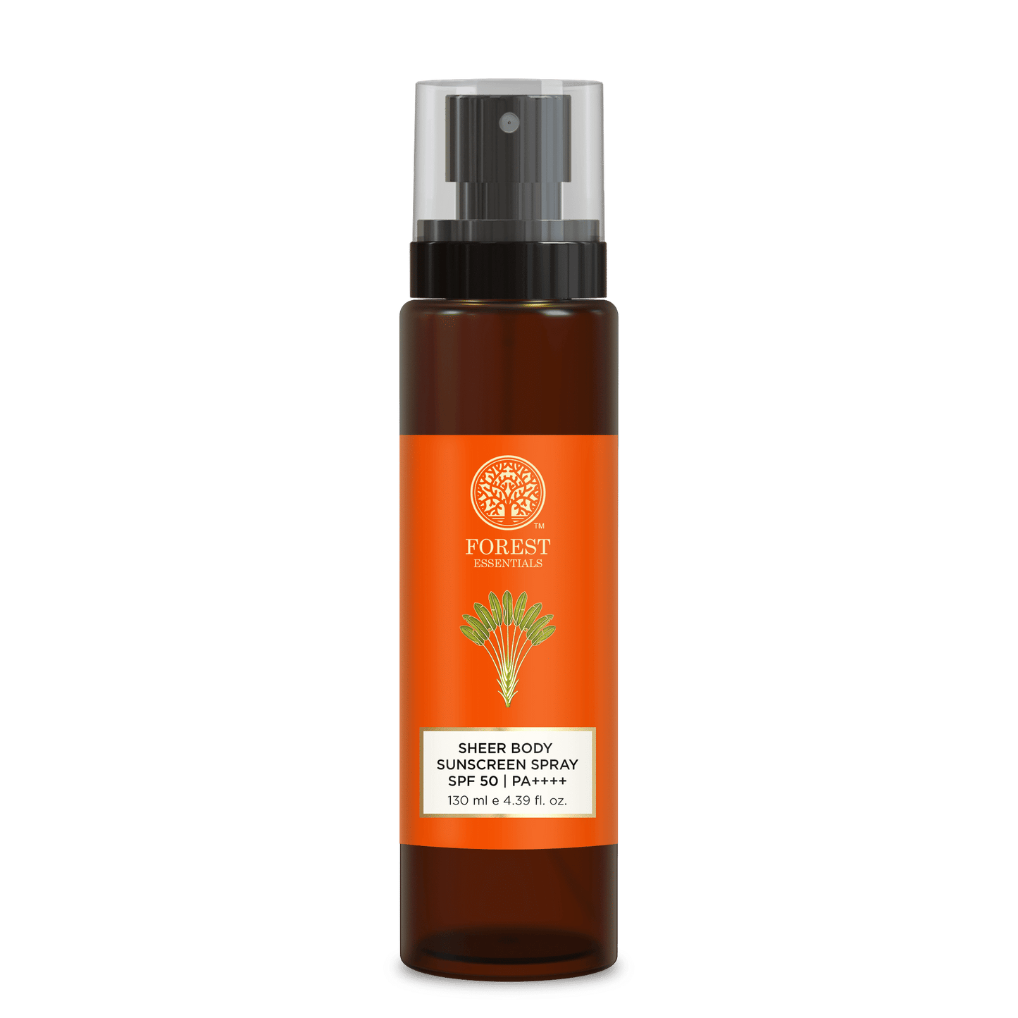 Forest Essentials Sheer Sunscreen Body Spray Spf 50 PA++++ Lightweight, No White Cast
