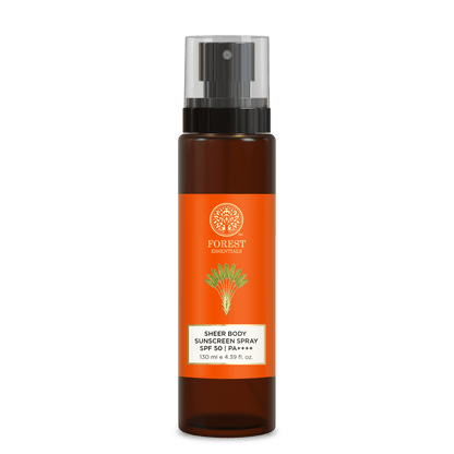 Forest Essentials Sheer Sunscreen Body Spray Spf 50 PA++++ Lightweight, No White Cast