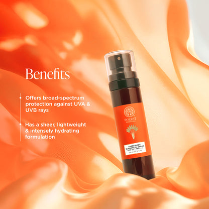 Forest Essentials Sheer Sunscreen Body Spray Spf 50 PA++++ Lightweight, No White Cast