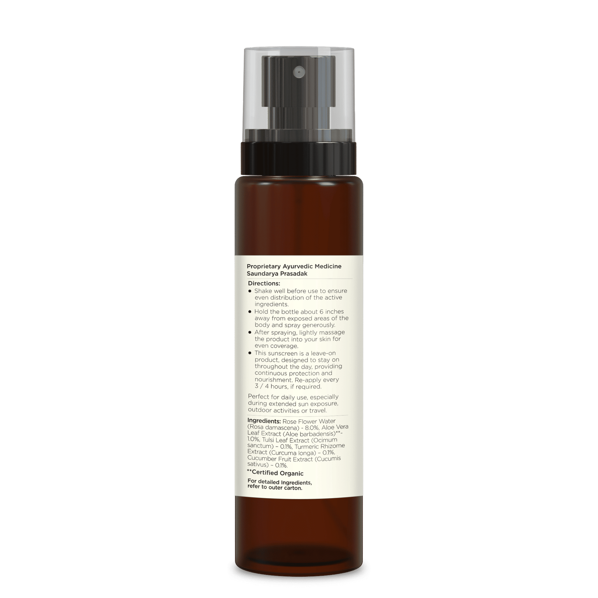 Forest Essentials Sheer Sunscreen Body Spray Spf 50 PA++++ Lightweight, No White Cast