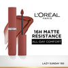 LOreal Paris Infallible Matte Resistance Lipstick, Transfer Resistant Formula - Lazy Sunday 150 - 150 Lazy Sunday
