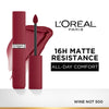 LOreal Paris Infallible Matte Resistance Lipstick, Transfer Resistant Formula - Lazy Sunday 150 - 500 Wine Not