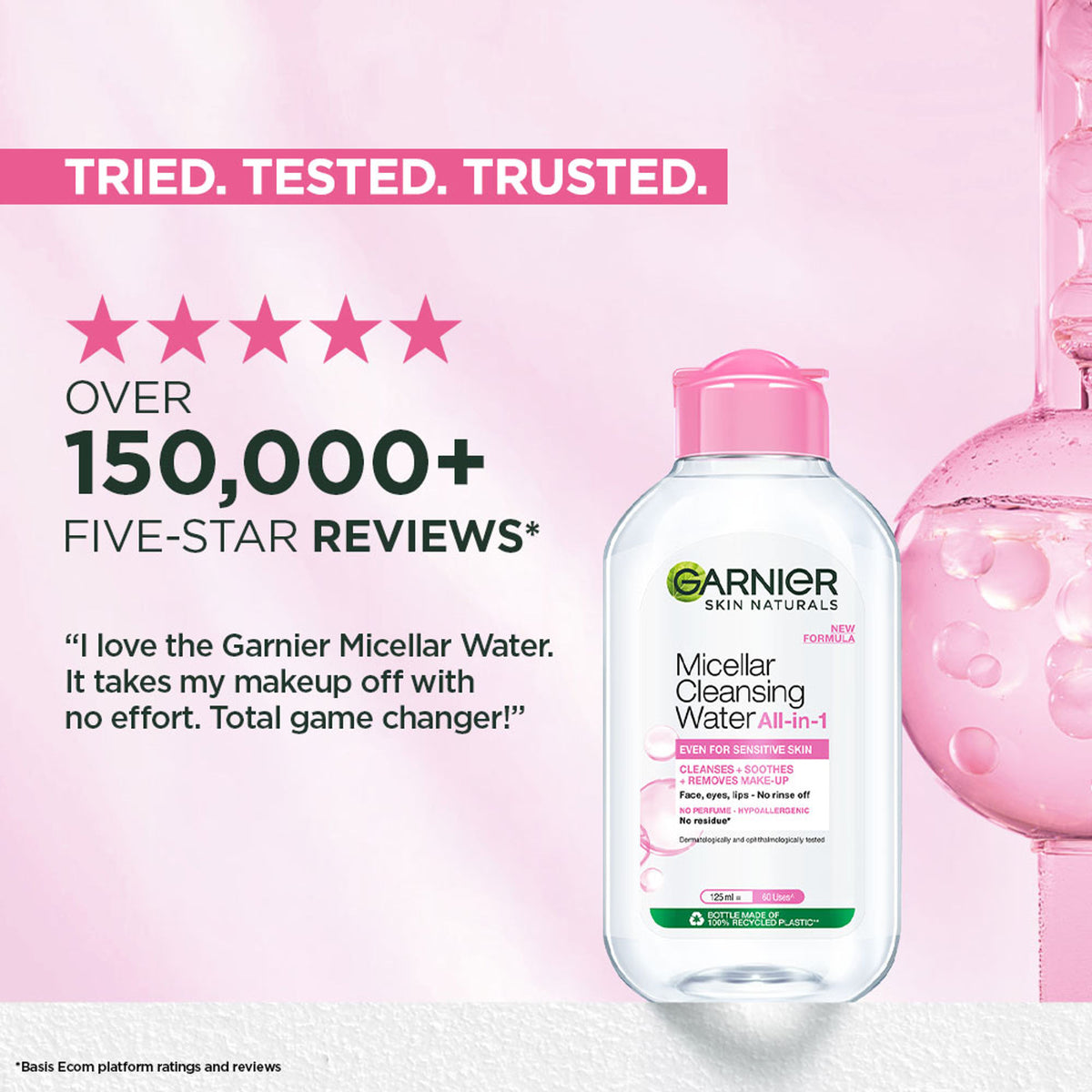 Garnier Skin Naturals Micellar Oil-Infused Cleansing Water For Cleansing & Make-Up Removal | 400ml
