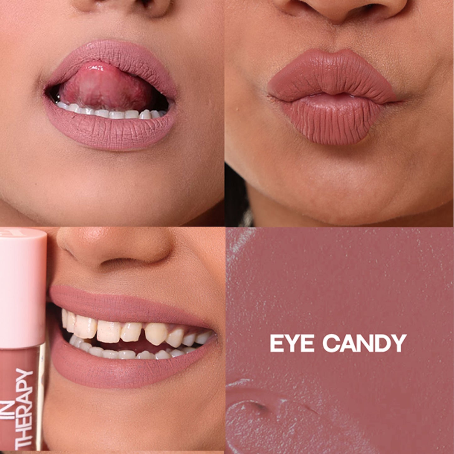 Flossy Cosmetics Hydrating Liquid Lipstick, Lightweight, Hydrating, Glossy, With Hyaluronic Acid - Eye Candy