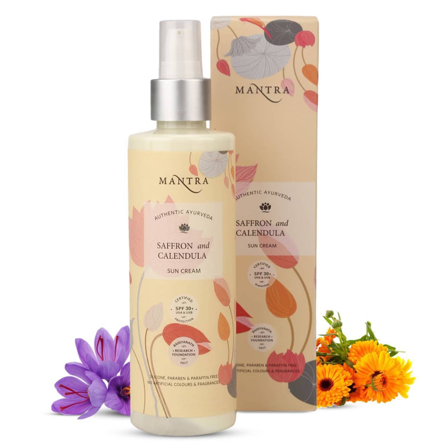 Mantra Herbal Saffron And Calendula Sun Cream