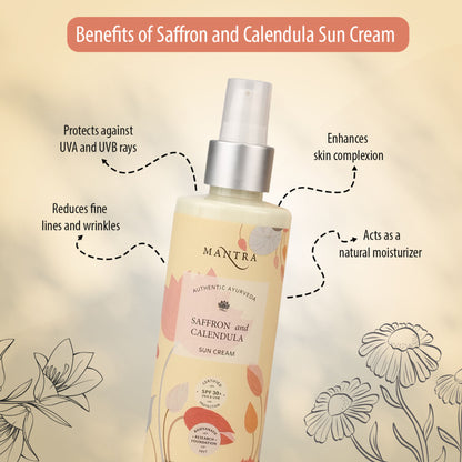 Mantra Herbal Saffron And Calendula Sun Cream