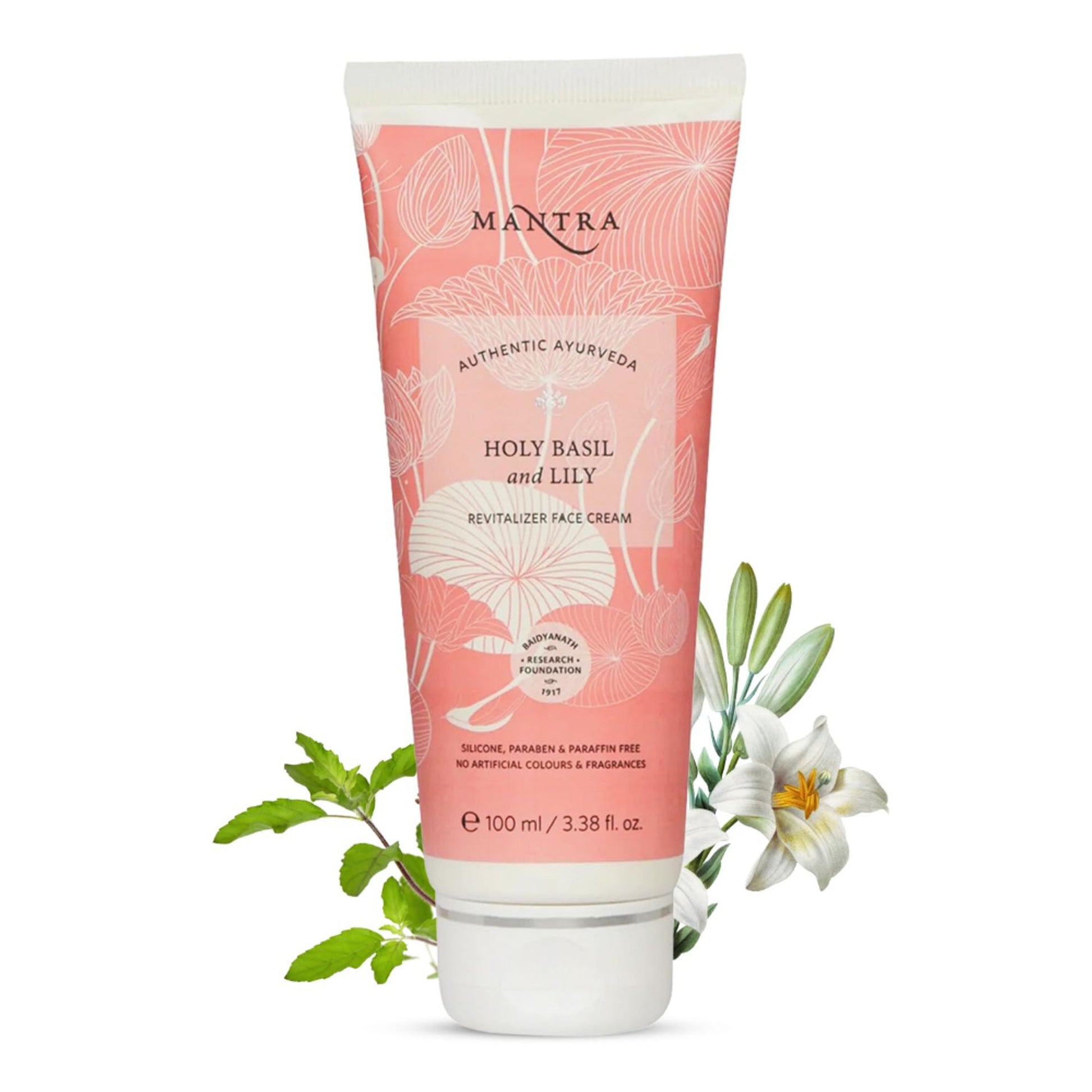 Mantra Herbal Holy Basil And Lily Revitalizer Face Cream