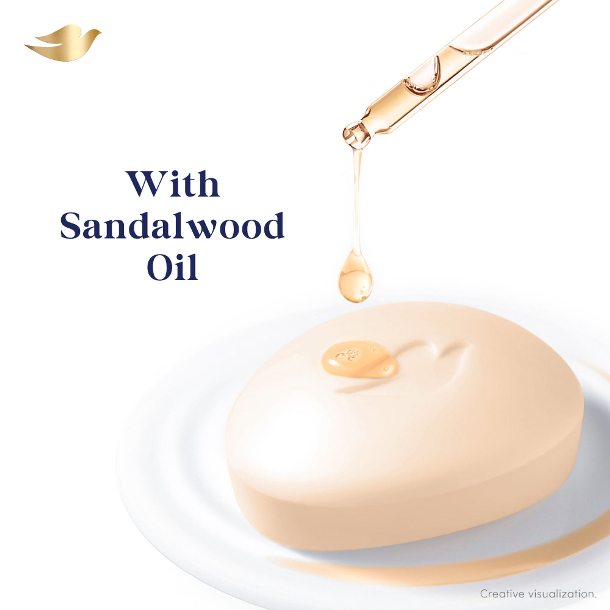 Dove Sandalwood Beauty Bathing Bar - Pack Of 3