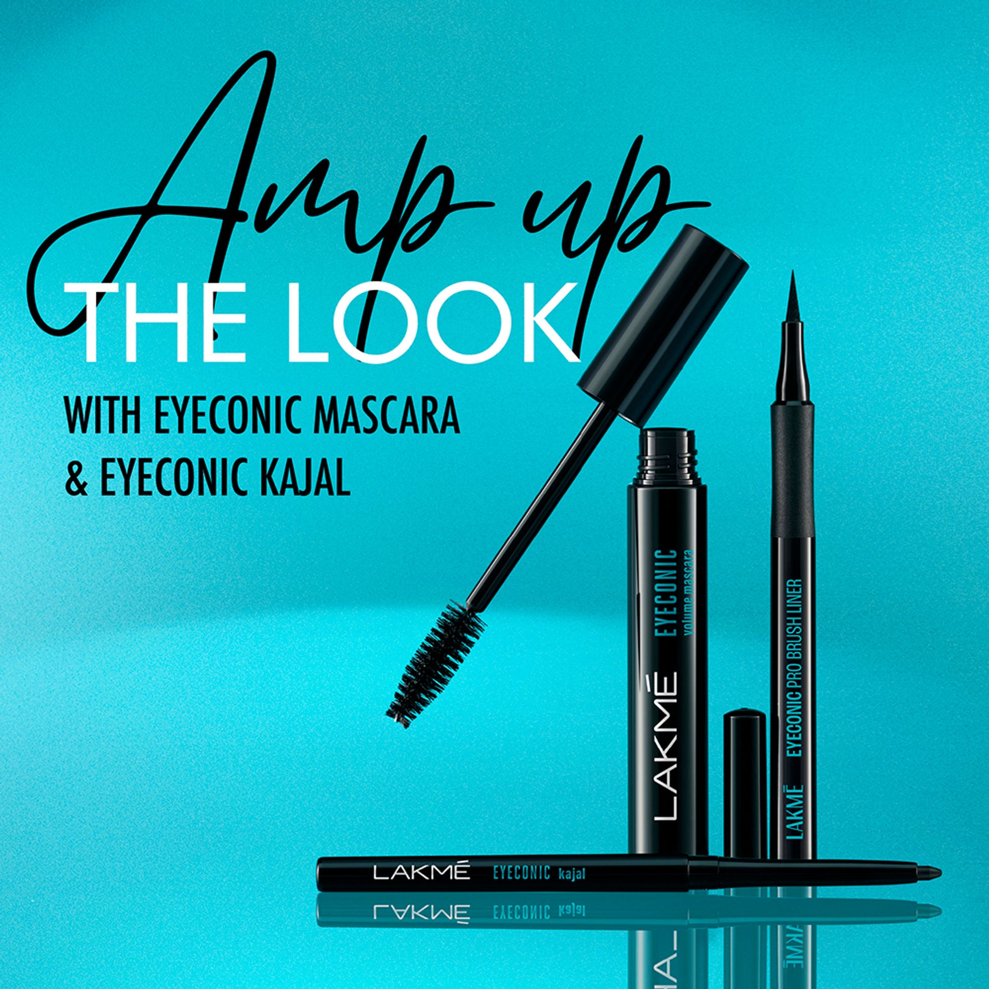 Lakme Eyeconic Pro Brush Eye Liner, Smudgeproof, Waterproof, Ultra Precise Pro Tip